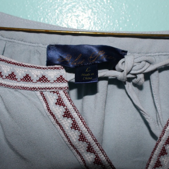 Blue rain top - Picture 3 of 4